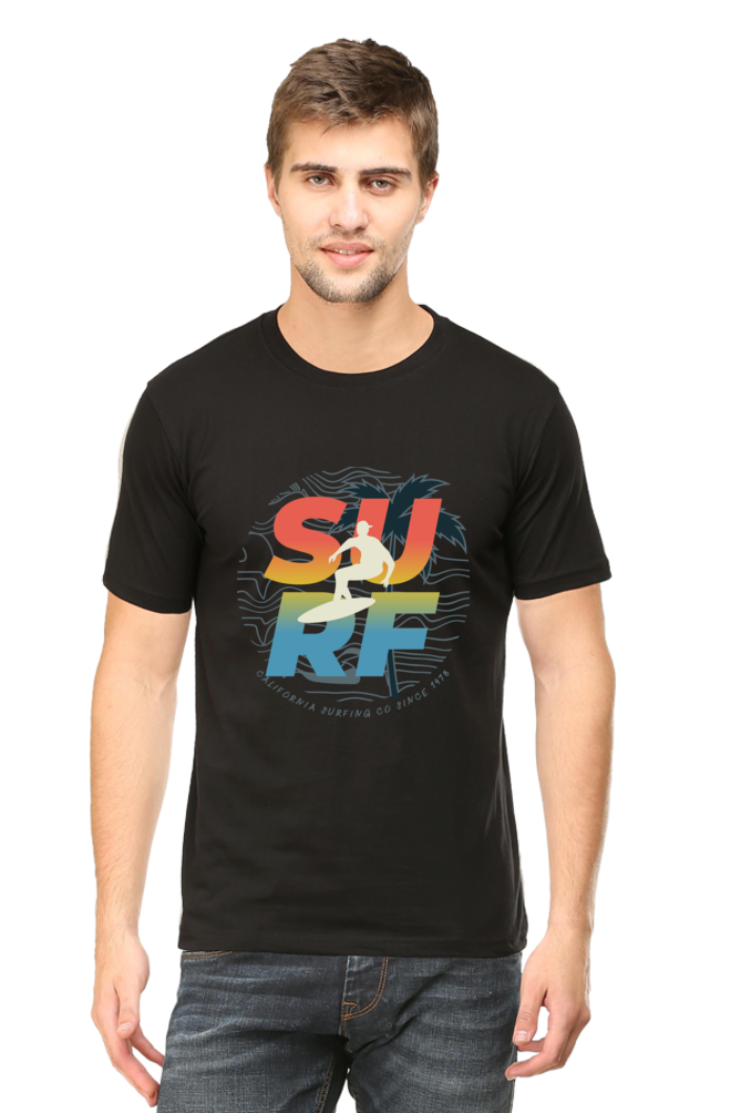 Surf - Men's Round Neck T-Shirt