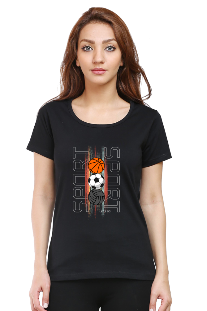 Sport - Women's Round Neck T-Shirt