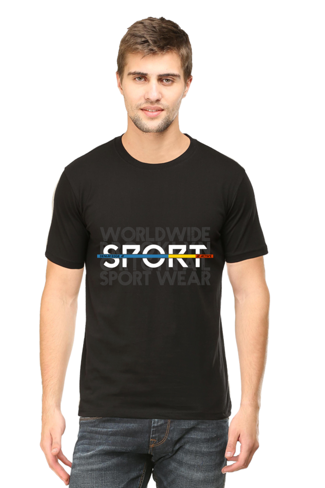 Sport Wear Men's Round Neck T-Shirt