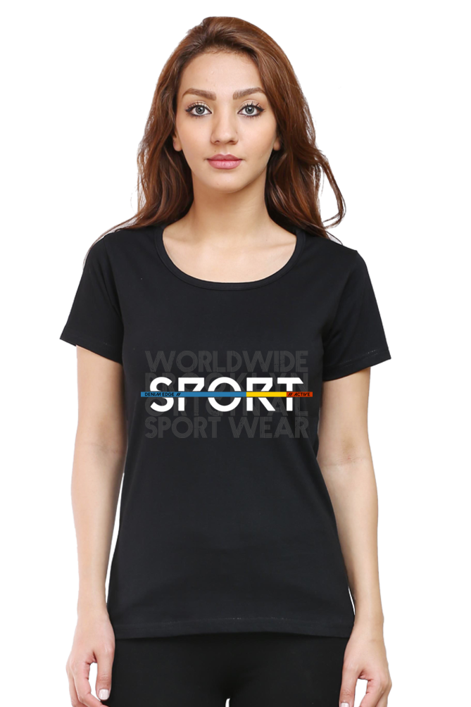 World Wide Sport - Women's Round Neck T-Shirt