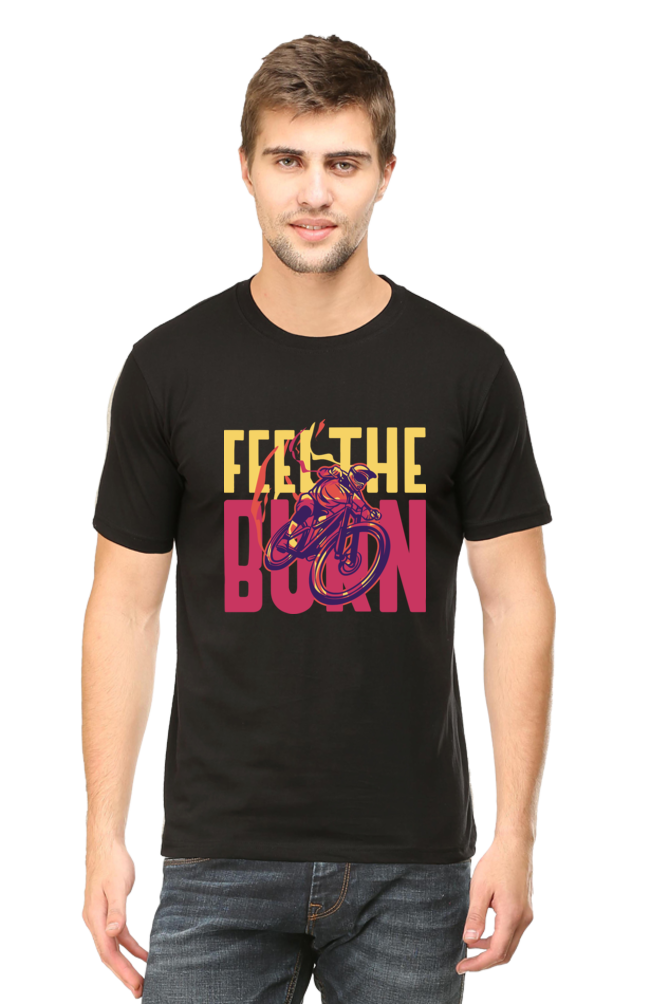Feel the Burn Men's Round Neck T-shirt