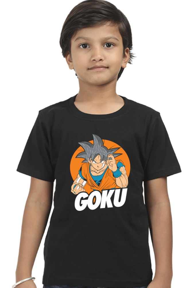 Dragan Ball Boys Round Neck T-Shirt