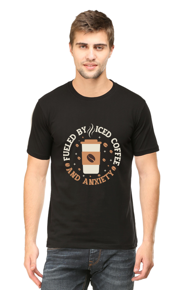 Ice & Coffee Men's Round Neck T-Shirt