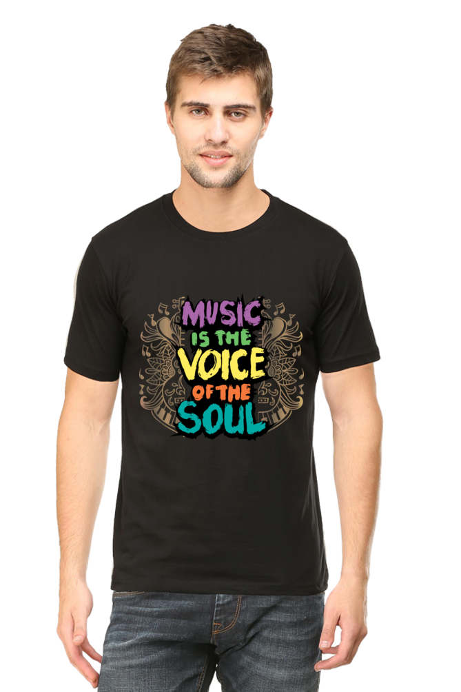 Music Mens Round Neck T-Shirt