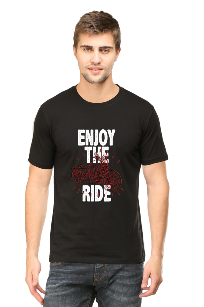 Enjoy The Ride Men's Round Neck T-Shirt