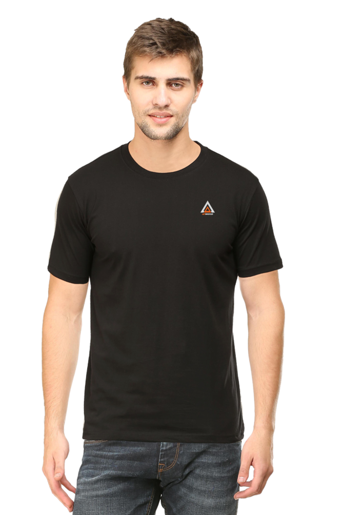 Round Neck Blank T-shirt ArtWORLD-Dark col