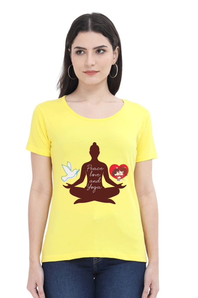 Yoga Round Neck T-Shirts