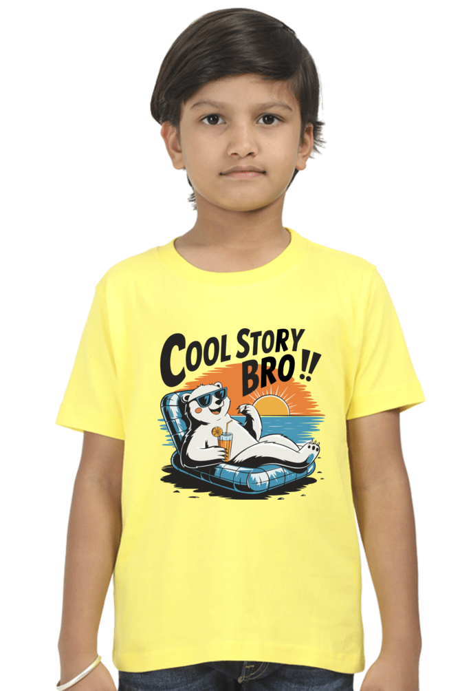 Cool Story Bro - Kids Round Neck T-Shirt
