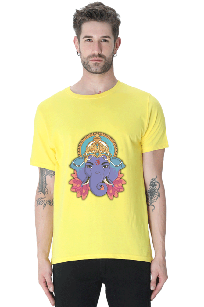 Ganesh Festival Round Neck T-Shirt