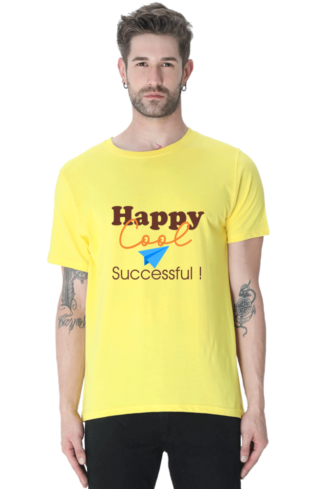 Happy cool successful Men's T-Shirt
