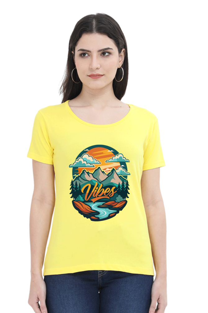 Travel vibes - Women's Round Neck T-Shirts