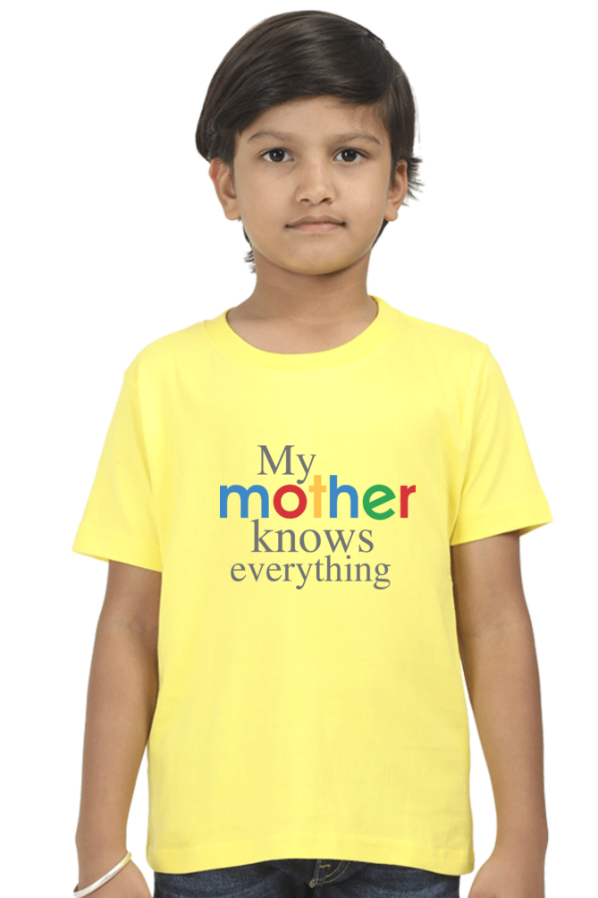 My Mother - Boy's Round Neck T-Shirt