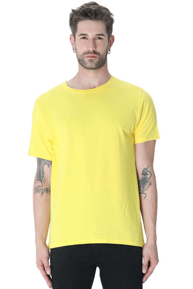Round Neck Plain T-Shirt ArtWORLD