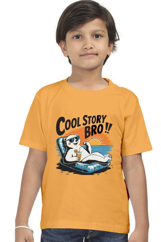 Cool Story Bro - Kids Round Neck T-Shirt