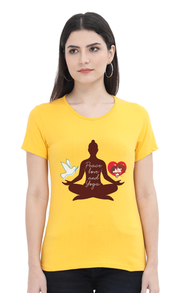Yoga Round Neck T-Shirts