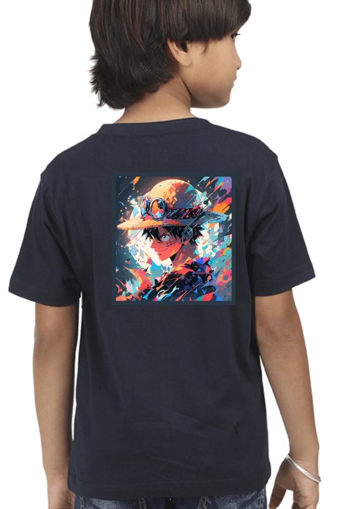 Anime Boys T-Shirt F/B Print