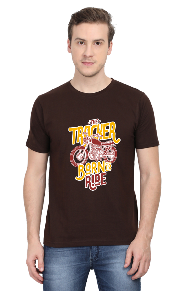 Born to Ride Men's Round Neck T-Shirts