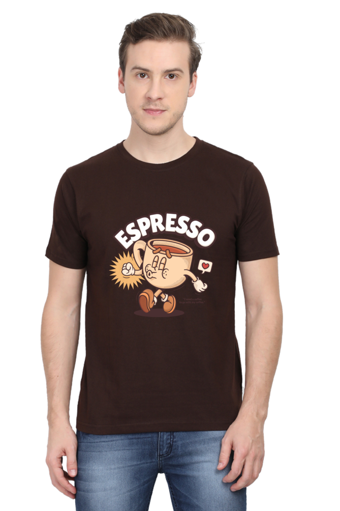 Expresso - Men's Round Neck T-Shirt