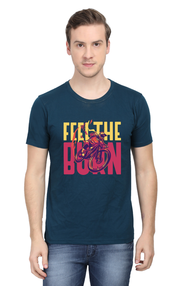 Feel the Burn Men's Round Neck T-shirt