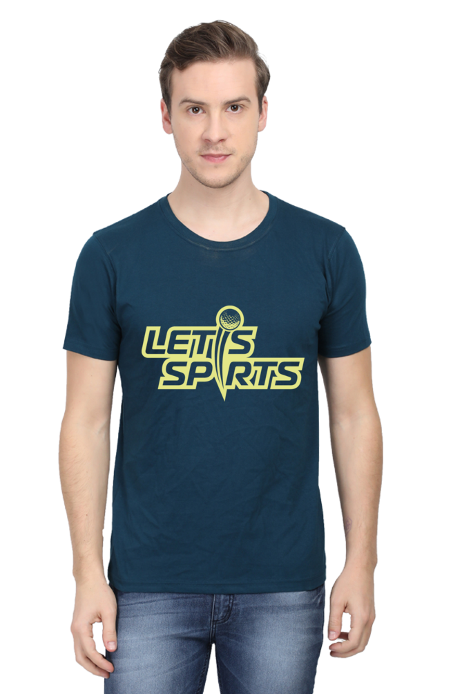 Lets Sports Men's Round Neck T-Shirt