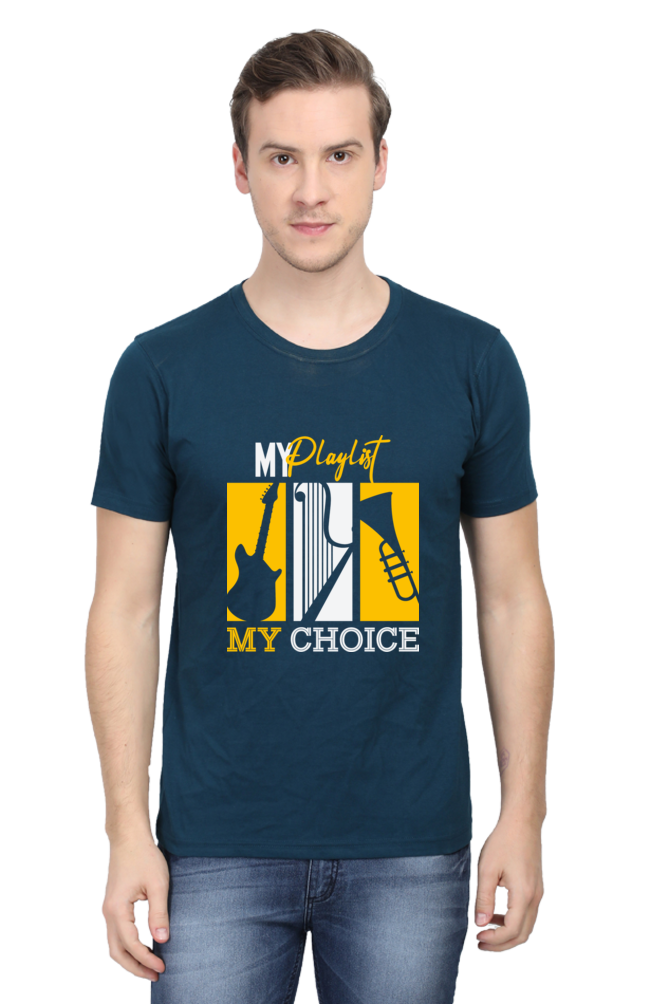 My play List Men's Round Neck T-Shirt