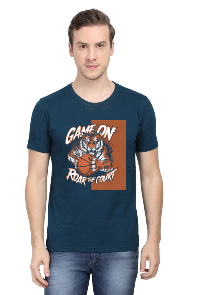 Roar The Court Men's Round Neck T-Shirt