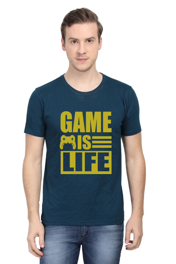 Game is Life Men's Round Neck T-Shirt