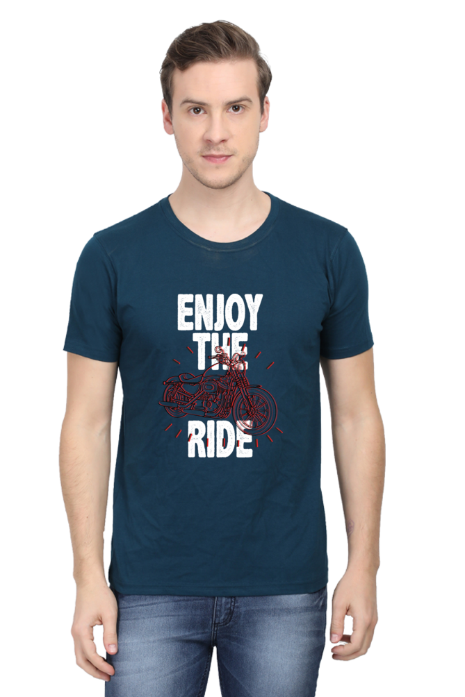 Enjoy The Ride Men's Round Neck T-Shirt