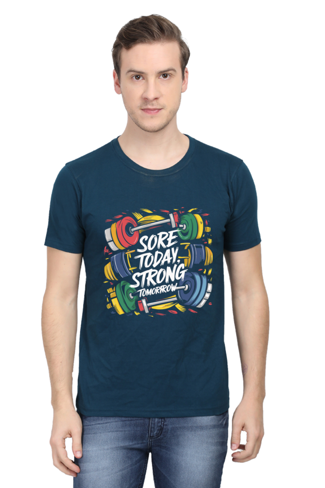 GYM Round Neck Men's T-Shirt