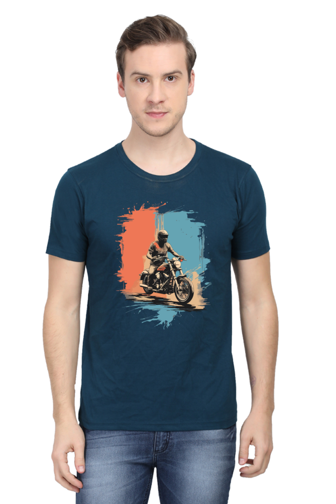 Classic Bike - Men's Round Neck T-Shirt