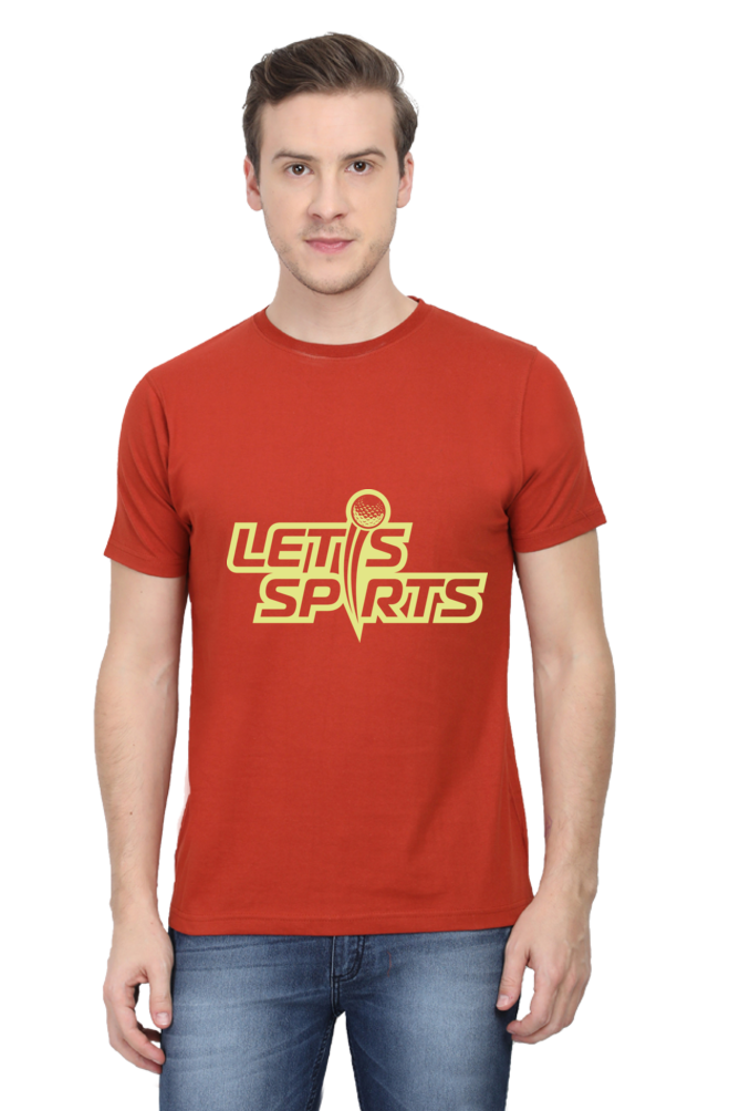 Lets Sports Men's Round Neck T-Shirt