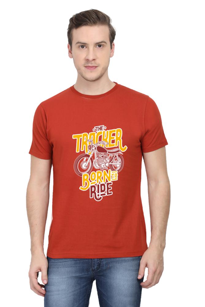 Born to Ride Men's Round Neck T-Shirts