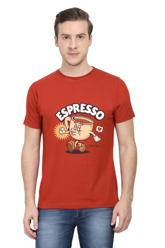 Expresso - Men's Round Neck T-Shirt