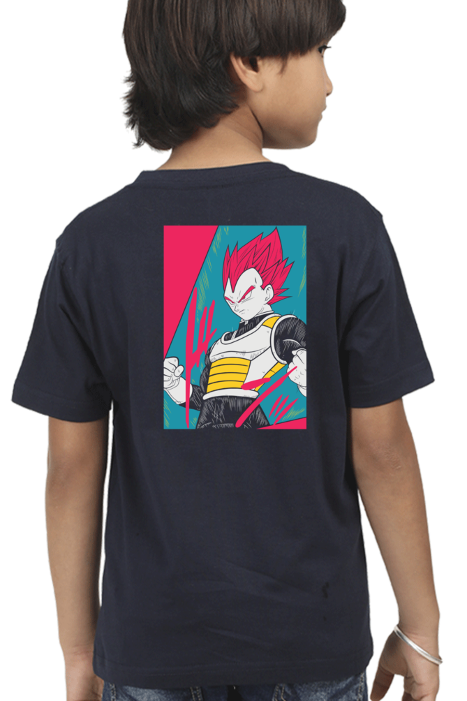 Dragan Ball Boys Round Neck T-Shirt