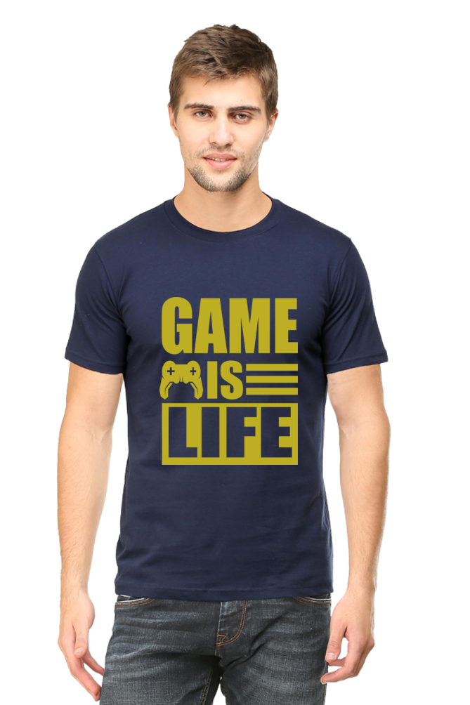 Game is Life Men's Round Neck T-Shirt