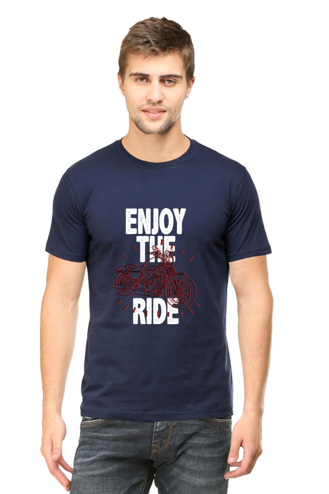 Enjoy The Ride Men's Round Neck T-Shirt