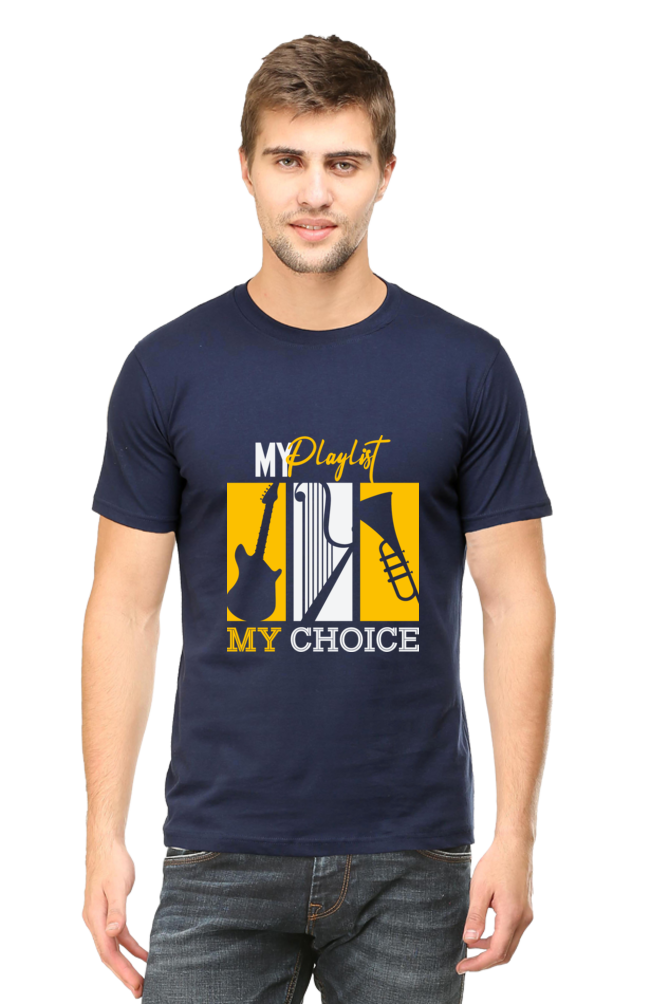 My play List Men's Round Neck T-Shirt