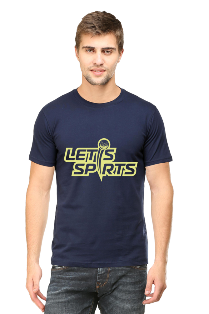 Lets Sports Men's Round Neck T-Shirt