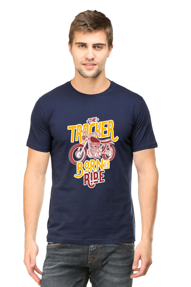 Born to Ride Men's Round Neck T-Shirts