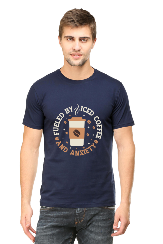 Ice & Coffee Men's Round Neck T-Shirt