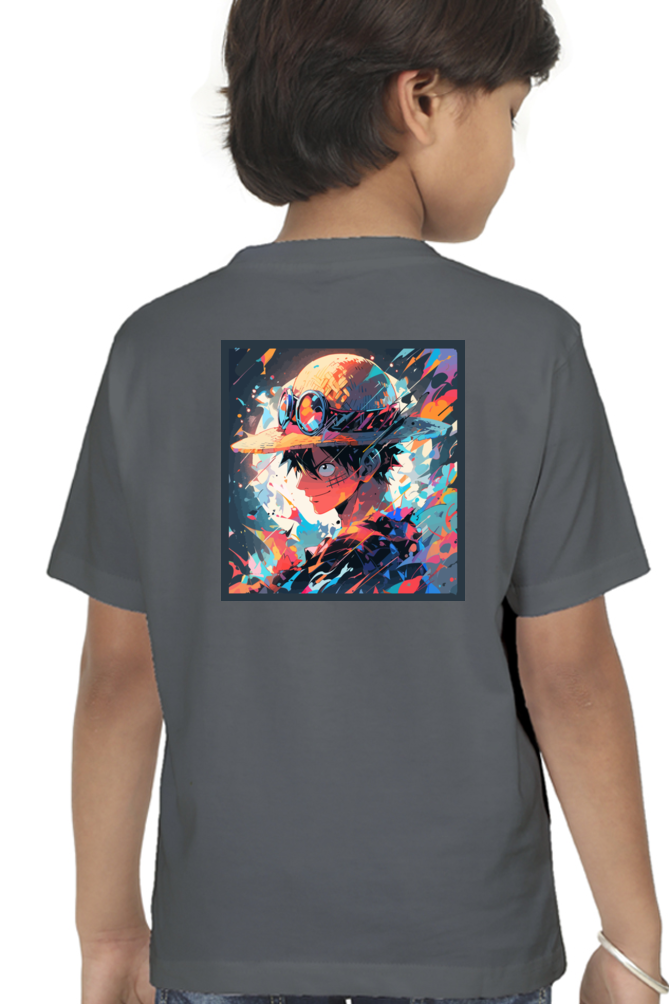 Anime Boys T-Shirt F/B Print