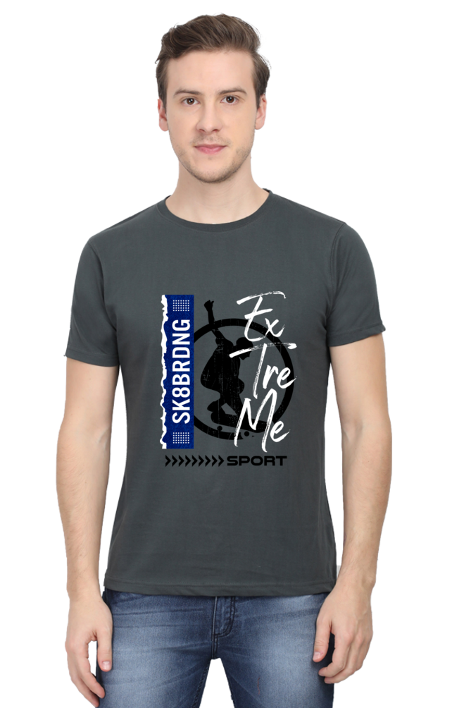 Skate Board Men's Round Neck T-shirt