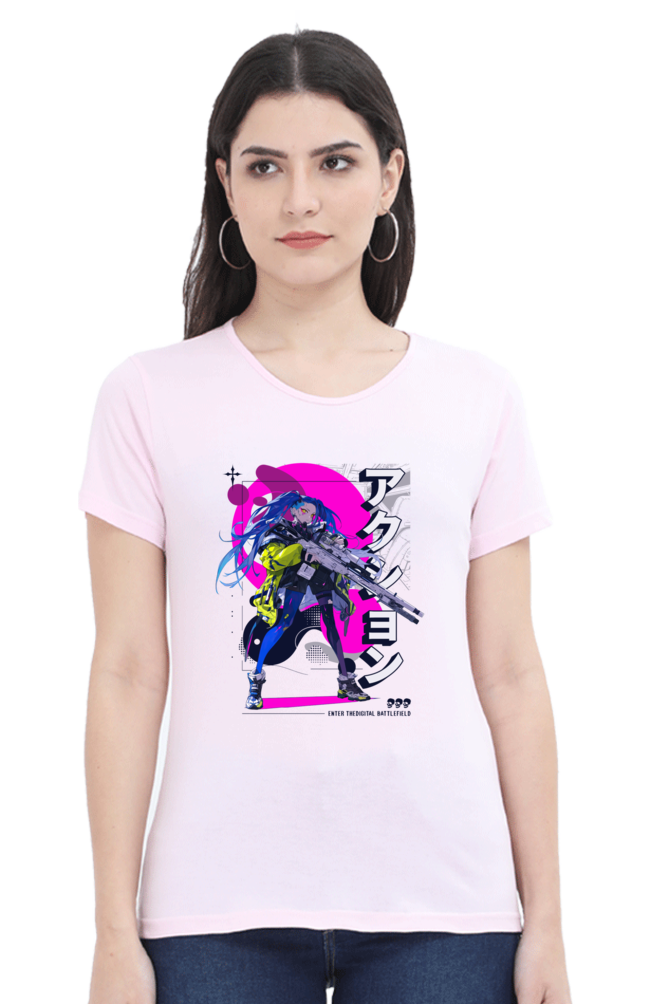 Anime - Womens Round Neck T-Shirt