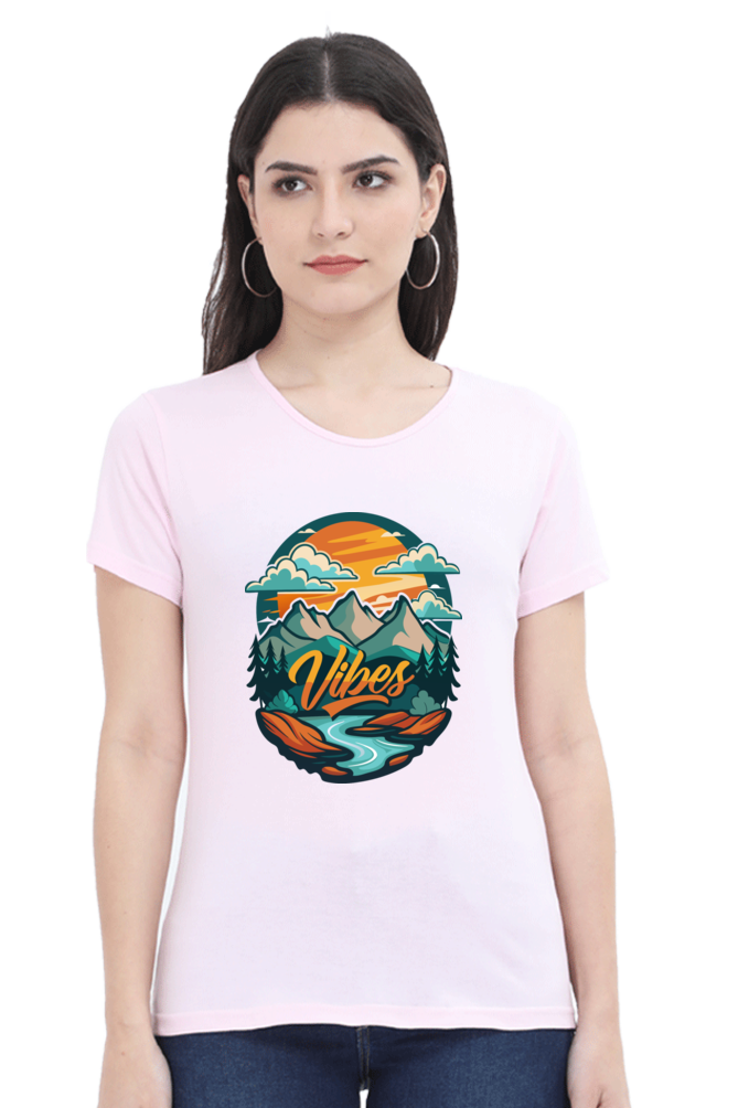 Travel vibes - Women's Round Neck T-Shirts