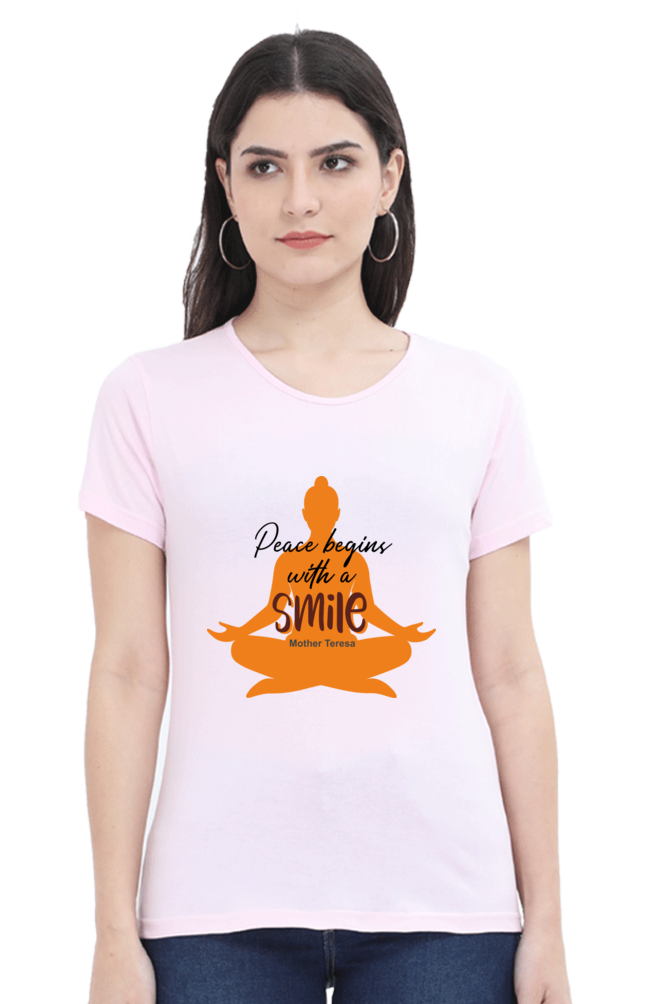 Yoga Women Round Neck T-Shirt