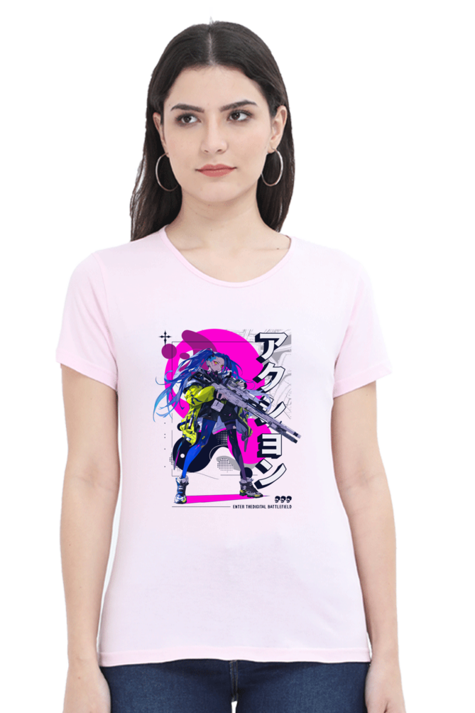 Anime - Womens Round Neck T-Shirt