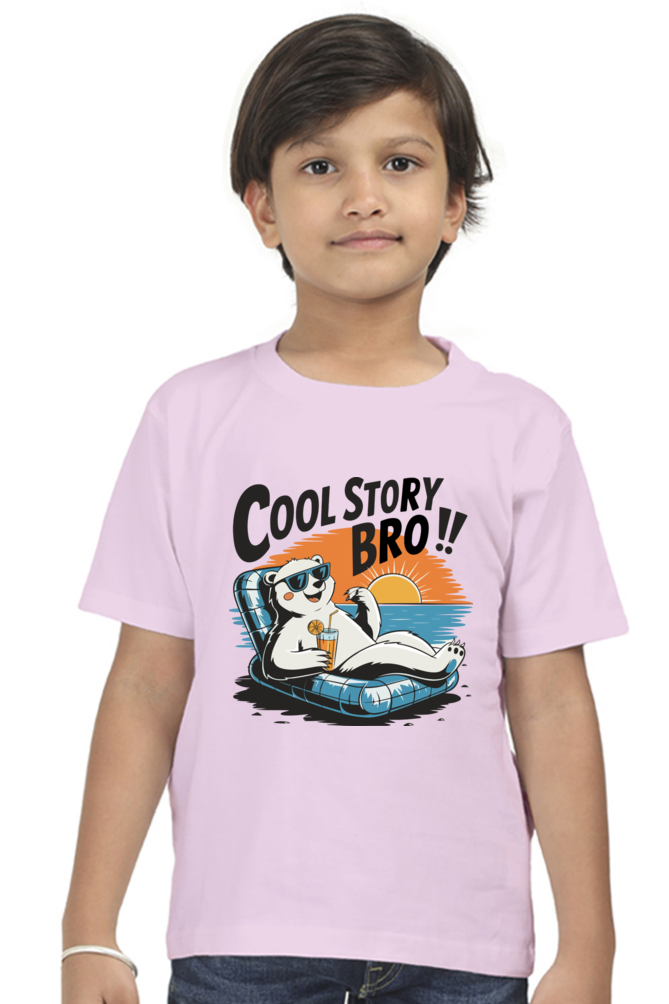 Cool Story Bro - Kids Round Neck T-Shirt