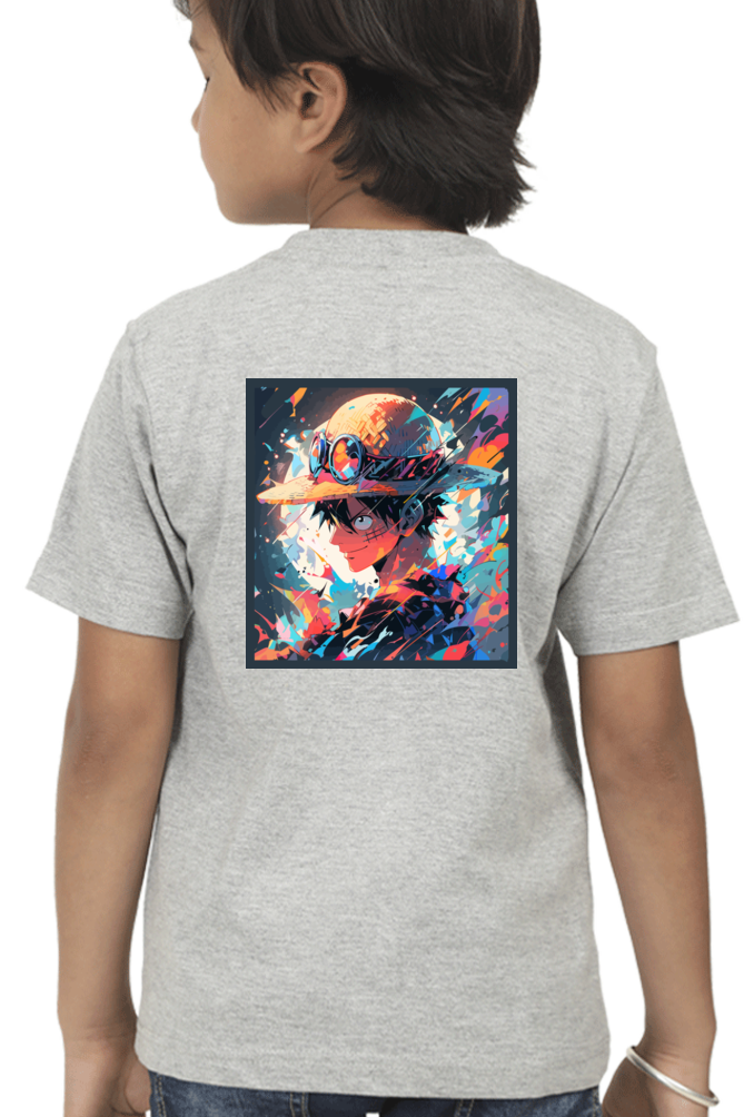 Anime Boys T-Shirt F/B Print