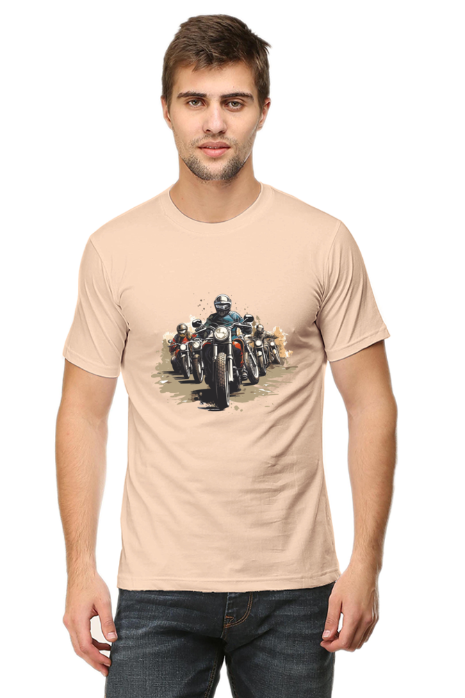 Bikers Men's Round Neck T-Shirt