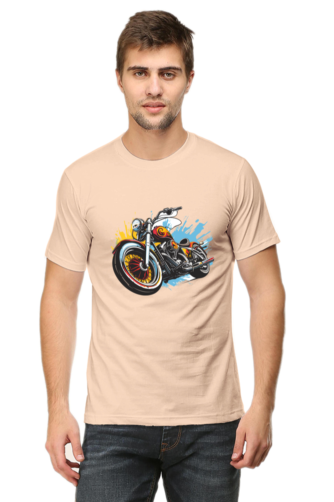 Bike Lovers Men's Round Neck T-Shirt